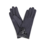Powder Amelia Suede Gloves - Charcoal