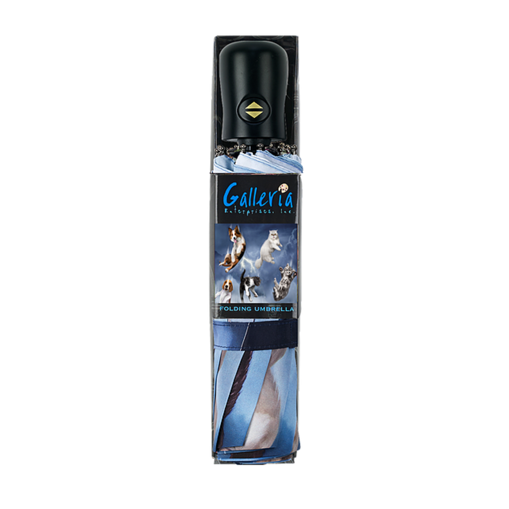 Raining Cats & Dogs Folding Umbrella