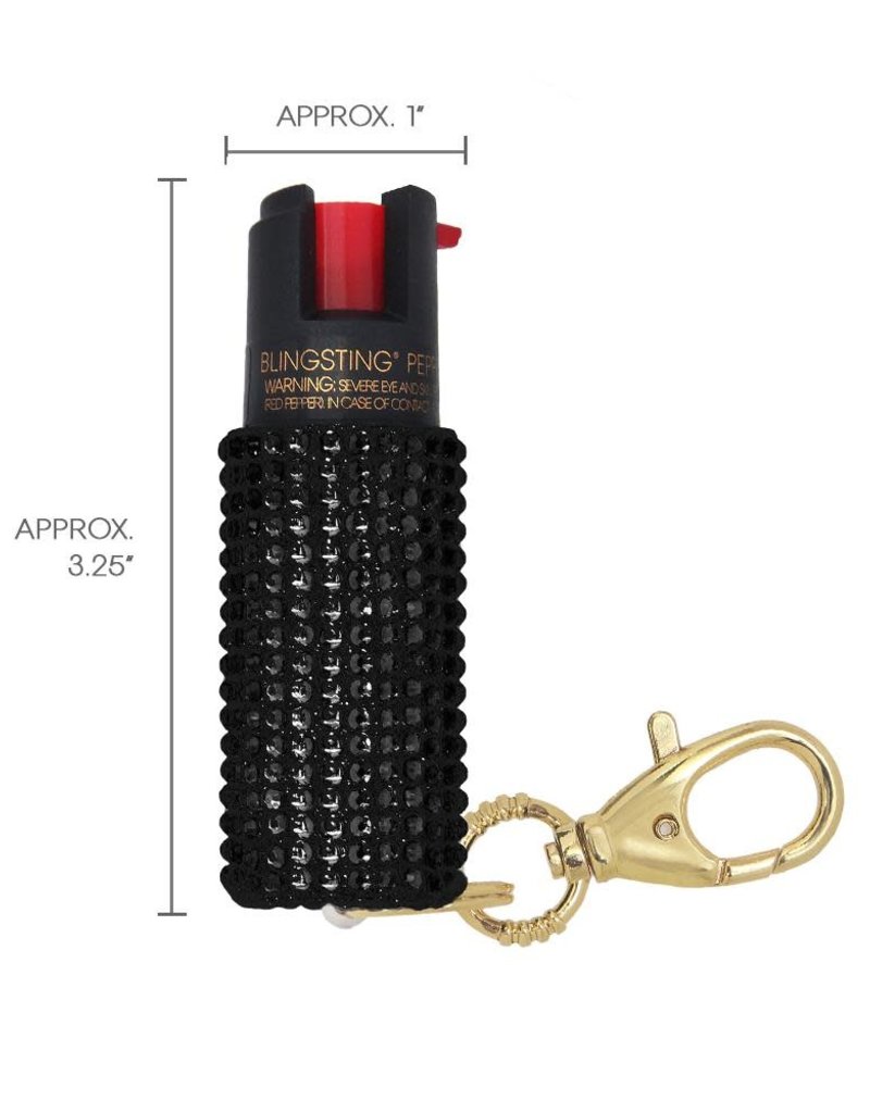 Pepper Spray in Black Rhinestone Case Molly's Meanderings