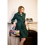 Samuel Dong Classic Bubble Coat in Emerald