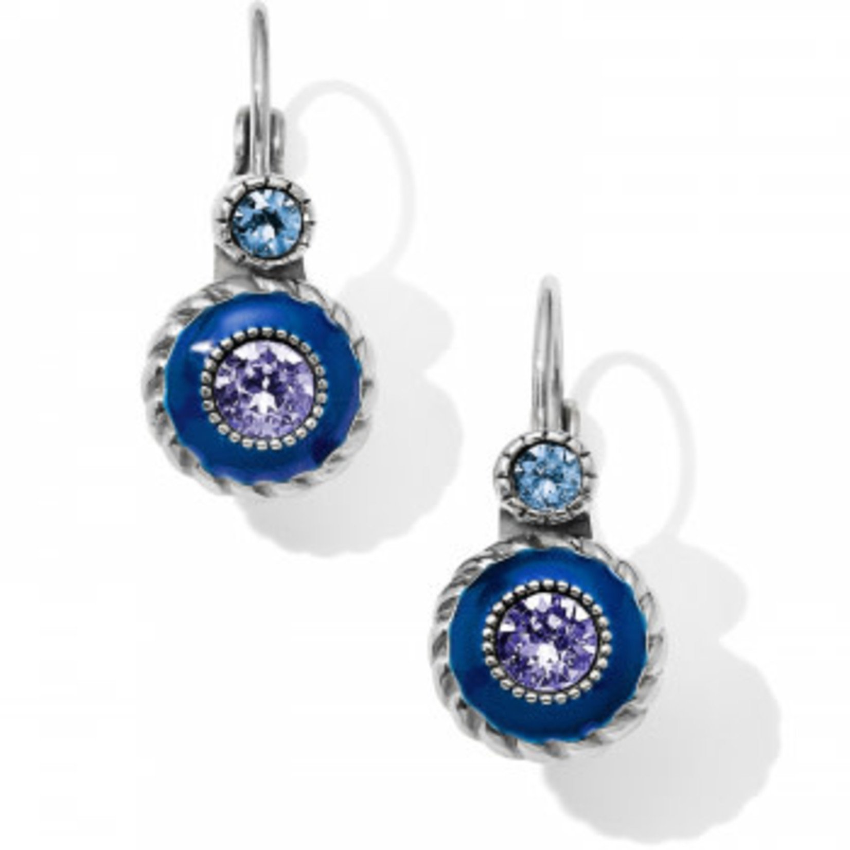 Brighton Halo Eclipse Leverback Earrings