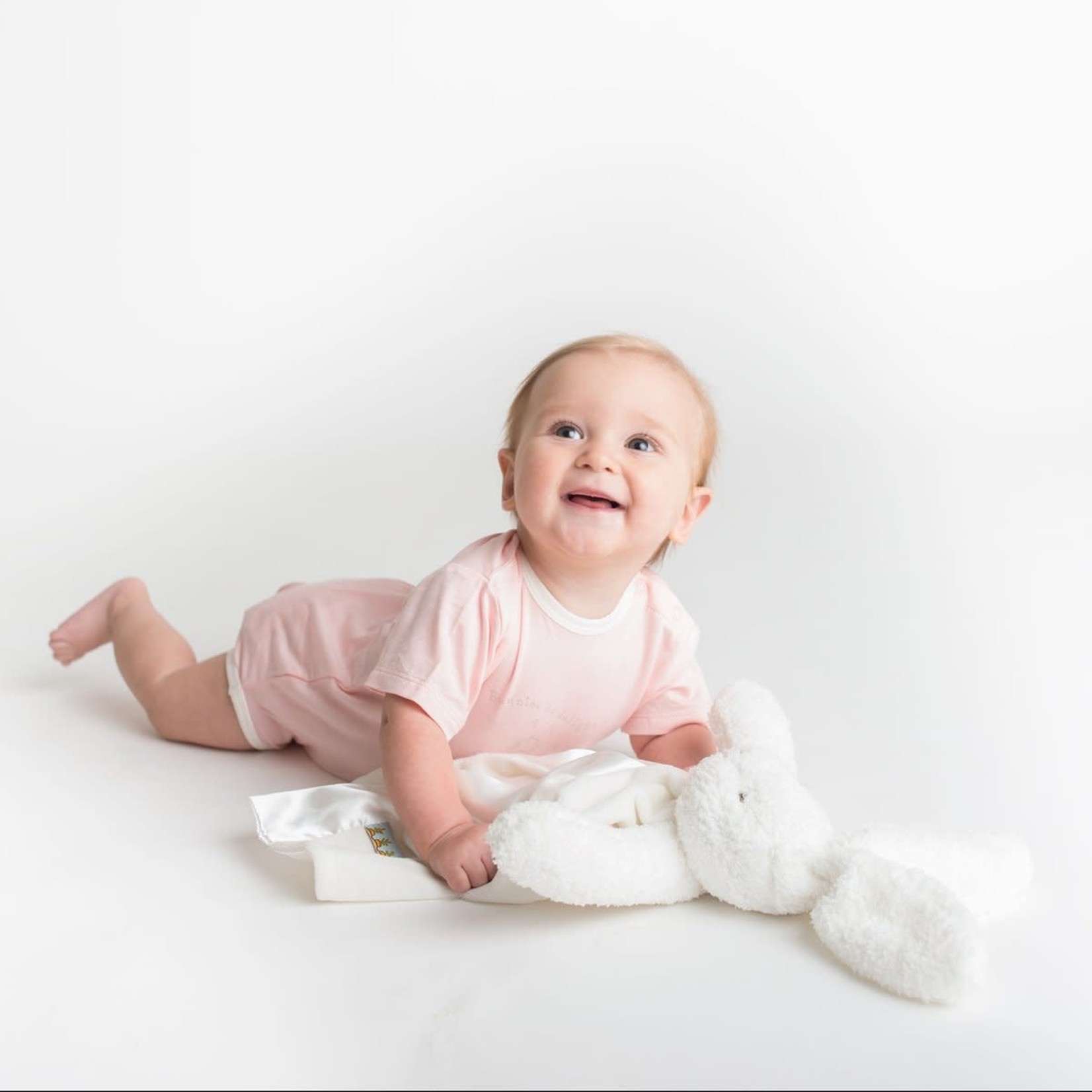Bunnies By  Bay Bun Bun Bunny Buddy Blanket in White