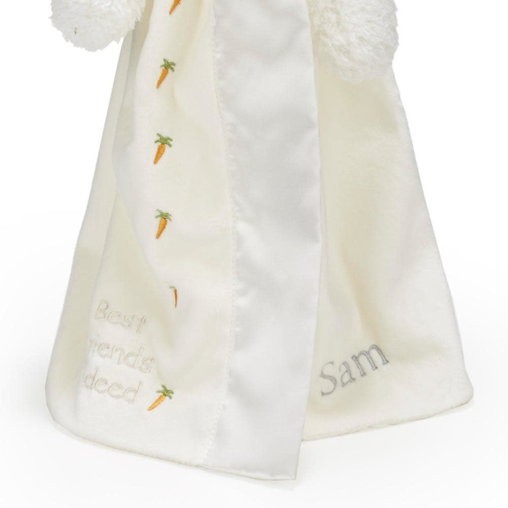 Bunnies By  Bay Bun Bun Bunny Buddy Blanket in White