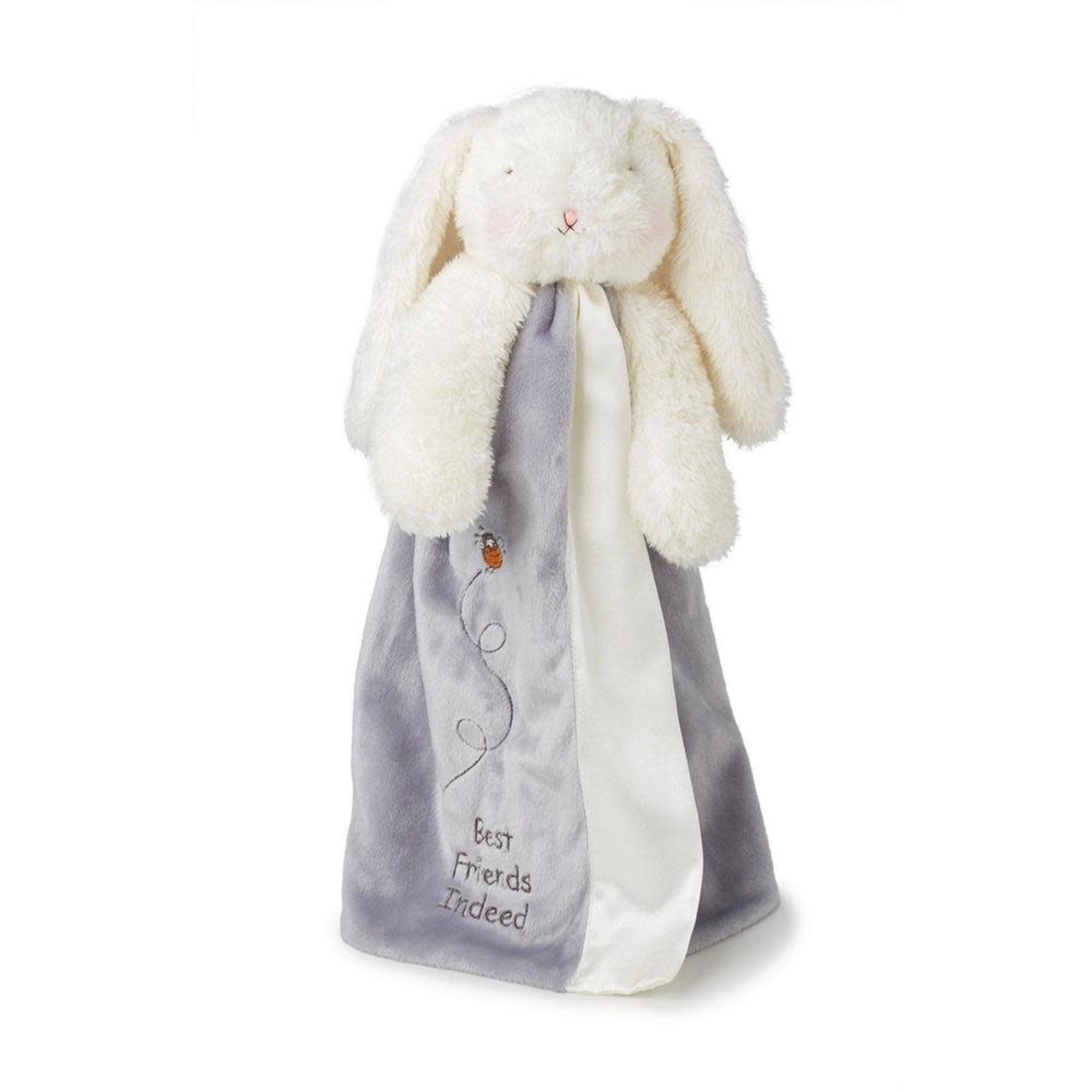 Bunnies By  Bay Bloom Bunny Buddy Blanket in Grey