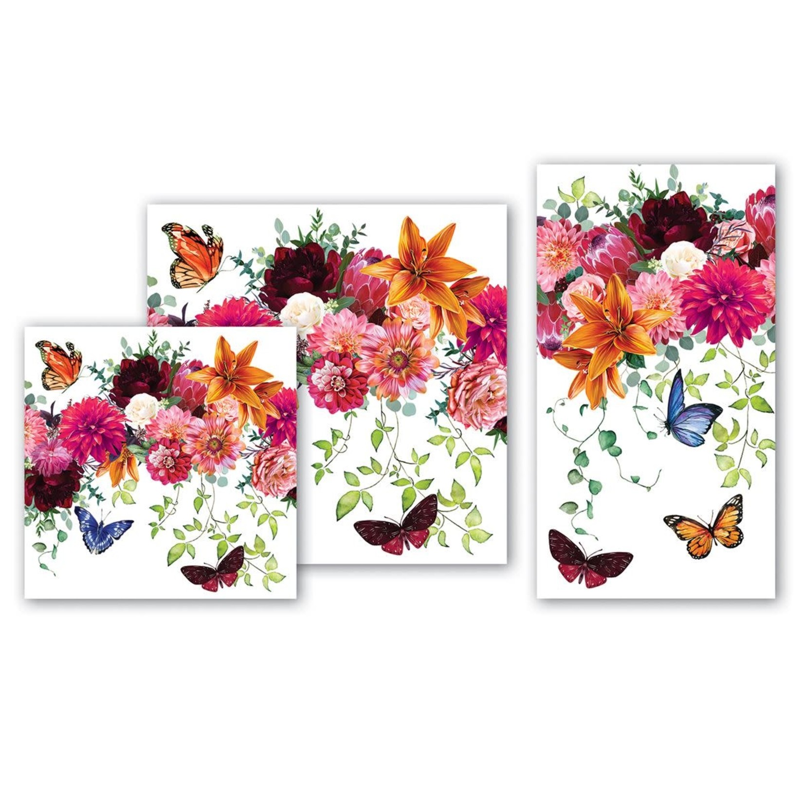 Sweet Floral Melody Hostess Napkin