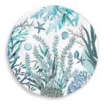 Ocean Tide Melamine Large Round Platter