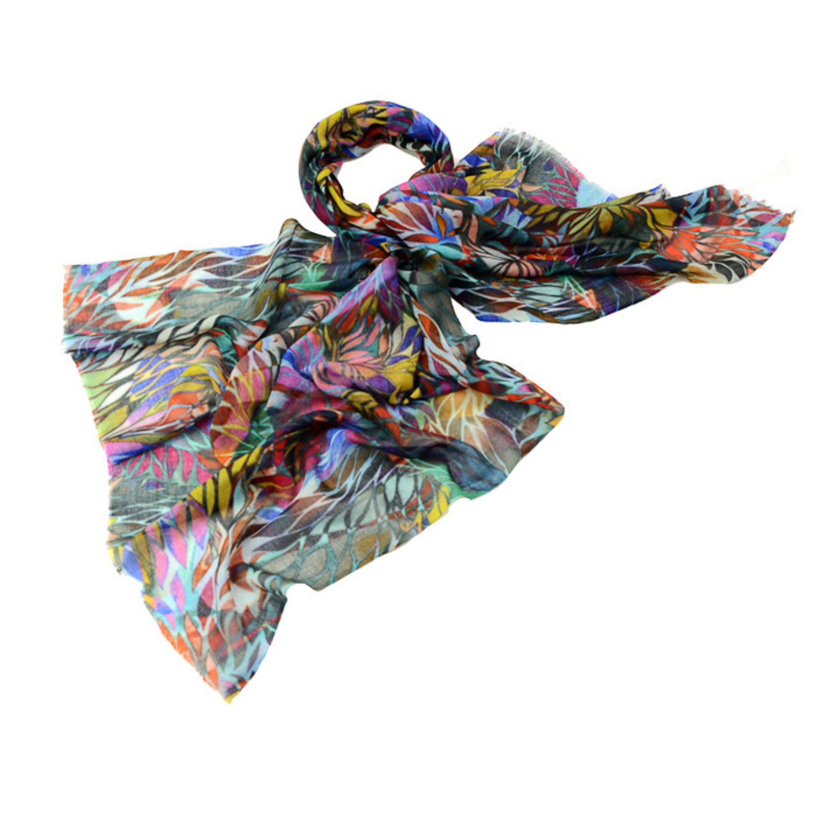 Tiffiney Digital Dahlia Print Scarf