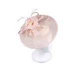 Jeanne Simmons Pink Dish Headband w/Floral Embellishment