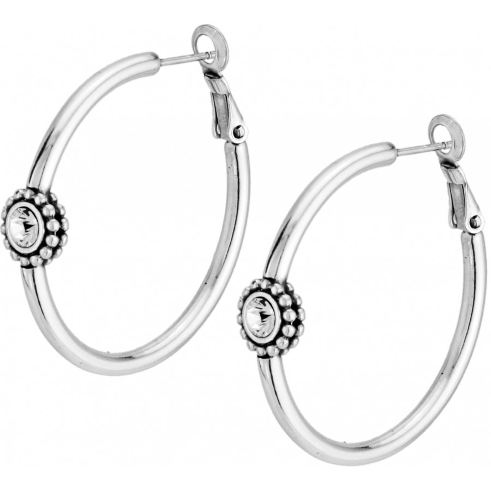 Brighton Twinkle Medium Hoop Post Earrings