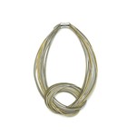 Sea Lily Gold/Silver Piano Wire Large Knot Multi