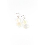 Sea Lily White Mother of Pearl Earring