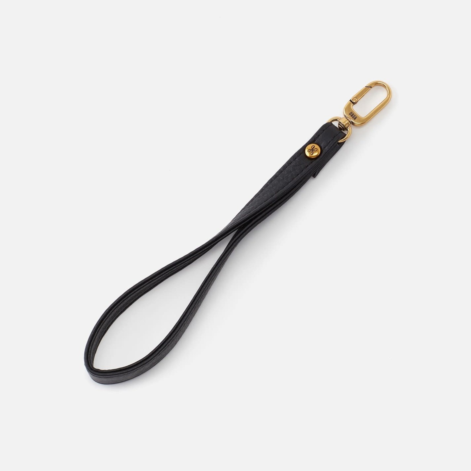 HOBO Grip Black Soft Leather Wristlet Strap