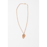 Leslie Curtis Jewelry Designs Charlie Hammered Arrowhead Necklace