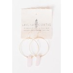 Leslie Curtis Jewelry Designs Jana Hoop Earrings in Gold