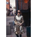 Samuel Dong Classic Bubble Coat - Light Shiny Gold