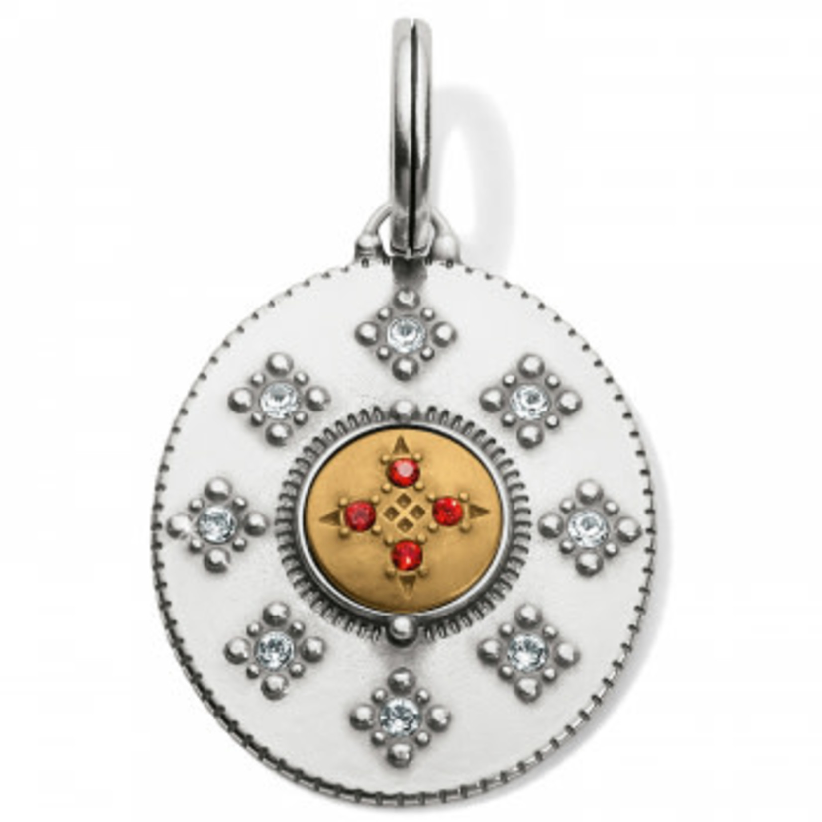 Brighton Athena Mediallion Amulet Silver-Gold