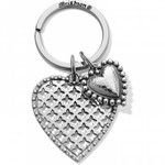 Brighton Romanssi Key Fob Silver