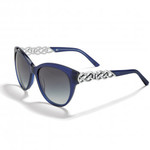 Brighton Interlok Braid Sunglasses in Navy