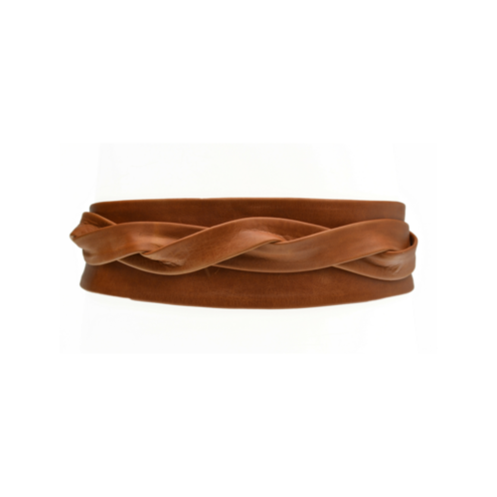 ADA Original Leather Wrap Belt in Cognac