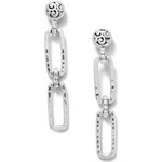 Brighton Mingle Links Post Drop Earrings - Silver, OS