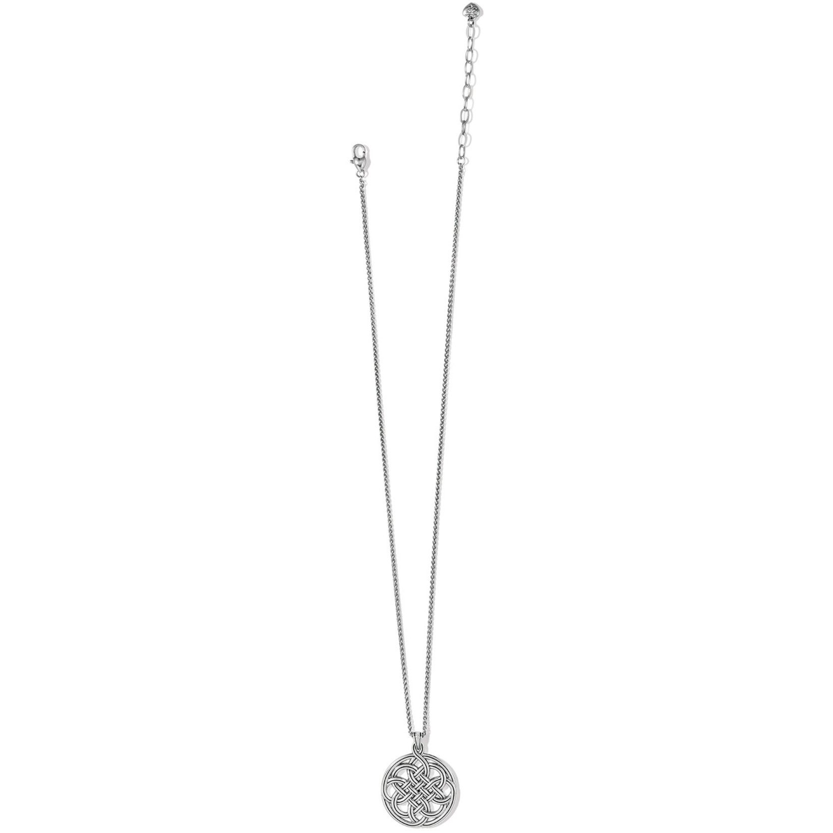 Brighton Interlok Medallion Necklace - Silver