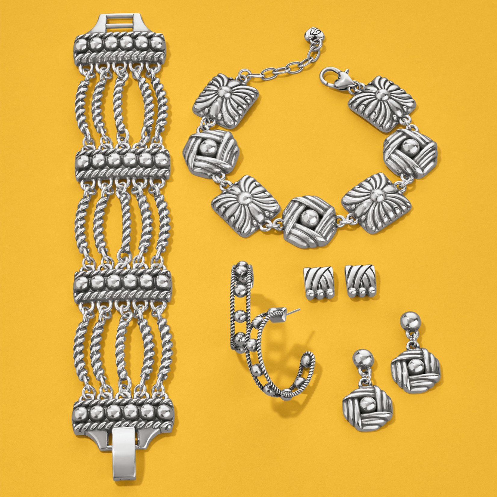 Brighton Sonora Multi Row Bracelet - Silver