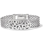 Brighton Contempo Token Tag ID Bracelet - Silver
