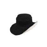Jeanne Simmons Reversible Cloth Hat Black/Cream
