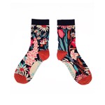 Powder Country Garden Ankle Sock in Navy