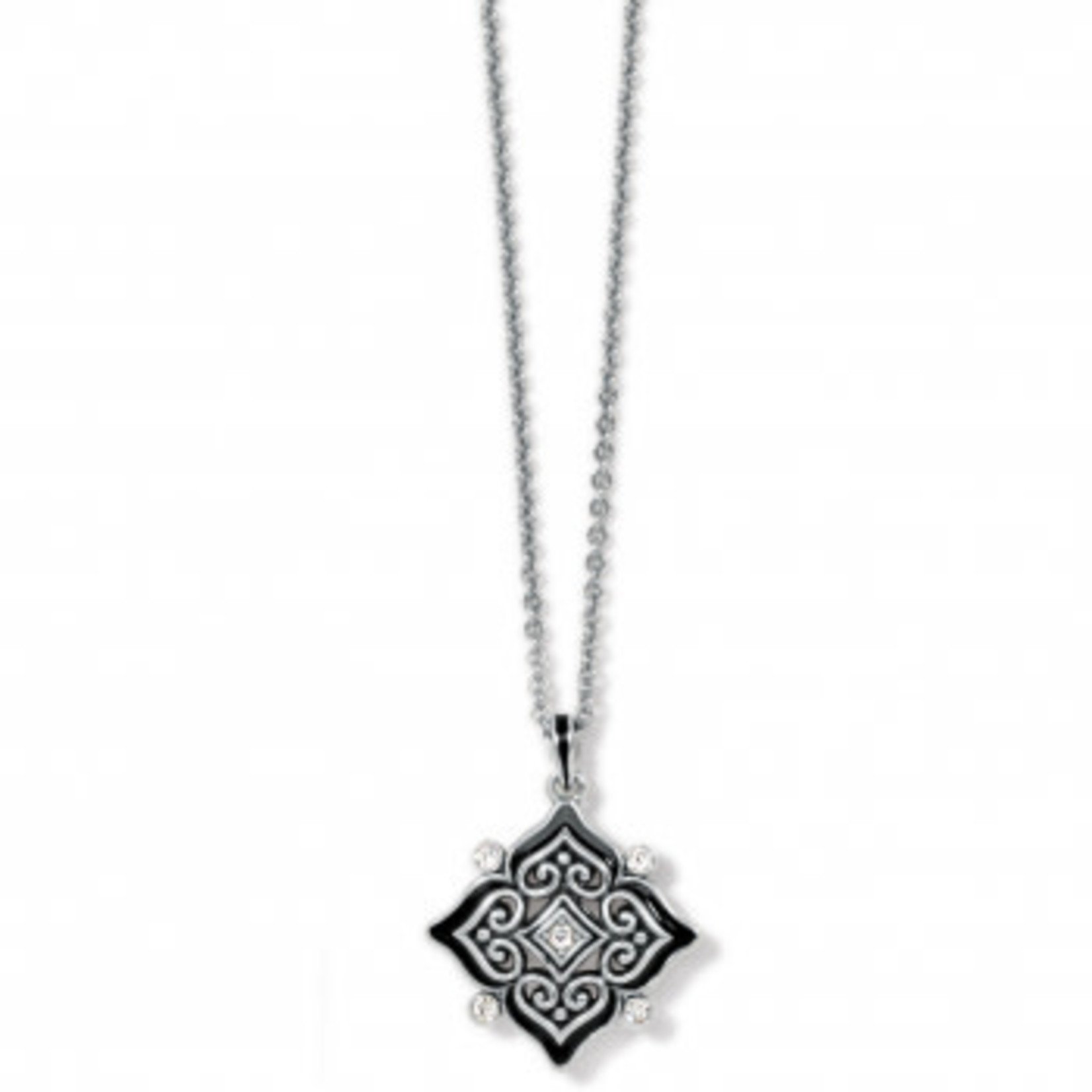 Brighton Alcazar Mystique Pendant Necklace - Silver-Black
