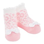 Pink Leopard Socks