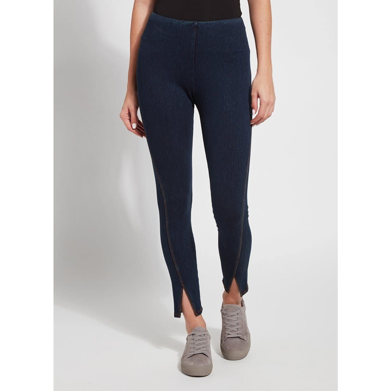 Kara Split Legging in Indigo