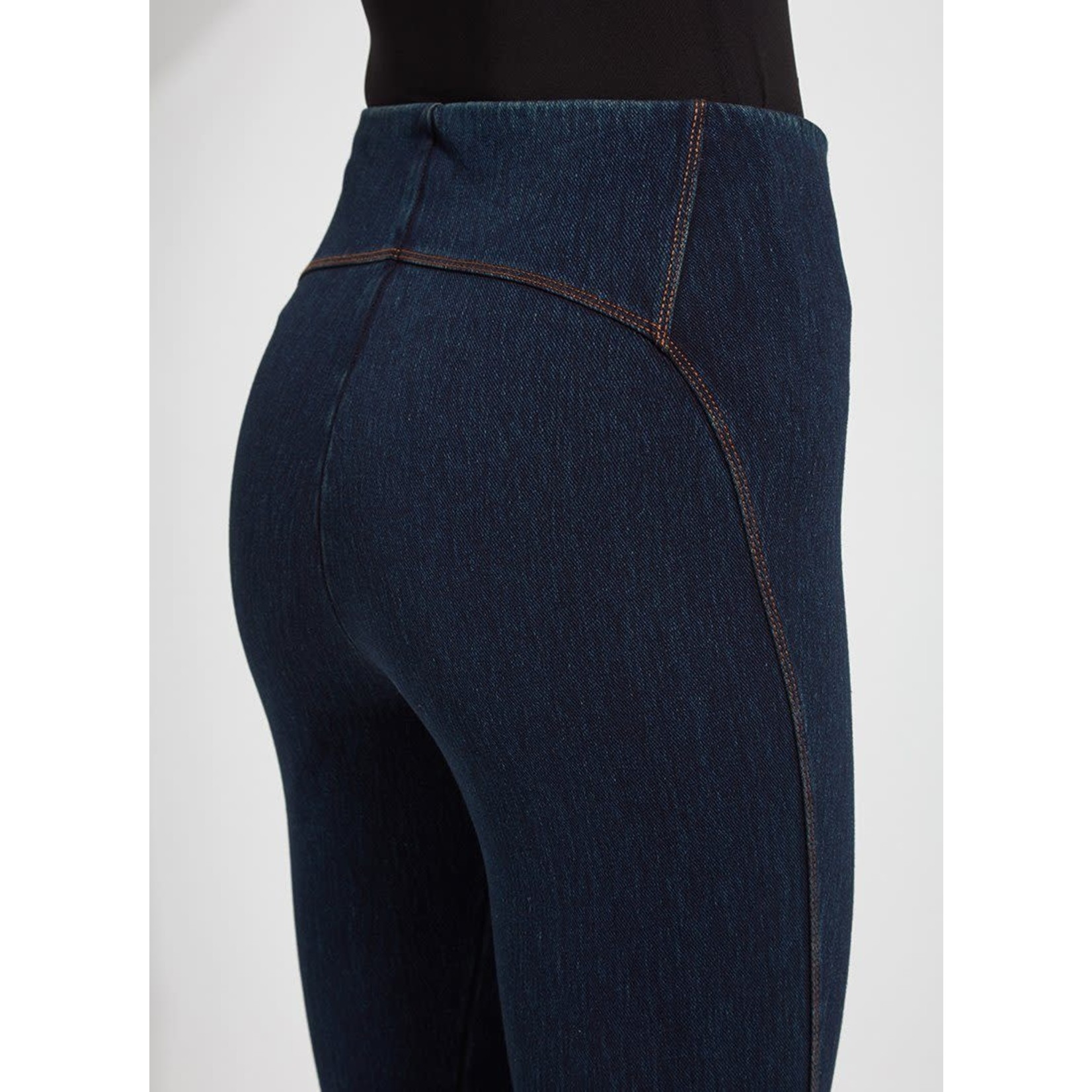 Kara Split Legging in Indigo