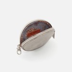 HOBO Revolve Granite Gold Leather Go Clip Pouch