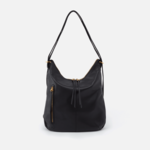 HOBO Merrin Black Pebbled Hide Leather Cnvtbl Backpack