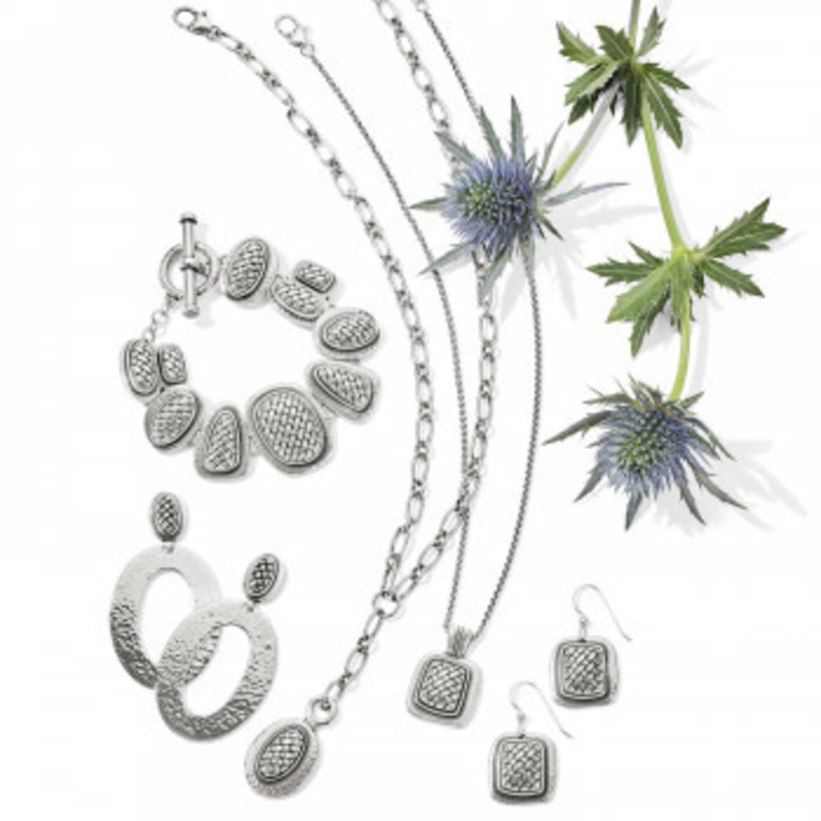 Brighton Ferrara Artisan Square Necklace