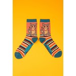 Powder Cocktail Pussy Ankle Socks in Candy