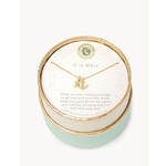 Spartina SLV Necklace 18" It Is Well Cross/Anchor