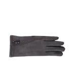 Jeanne Simmons Suede Top Jersey Btm 3 Btn Stitch Texting Gloves in Gray