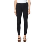 Liverpool Gia Glider Skinny 5Pkt Pull-On 28" in Black Rinse