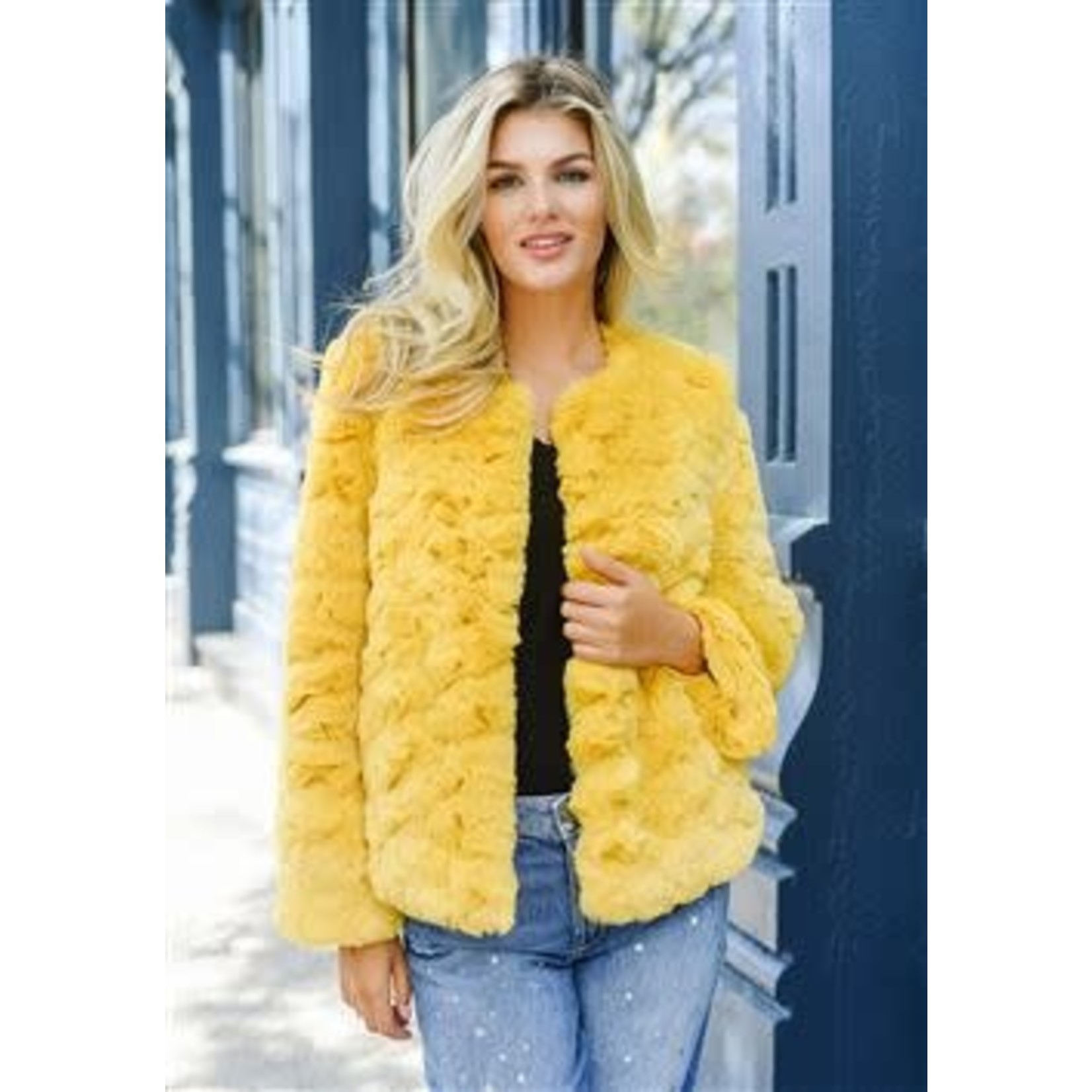 Fabulous Furs The Upside Jacket in Canary