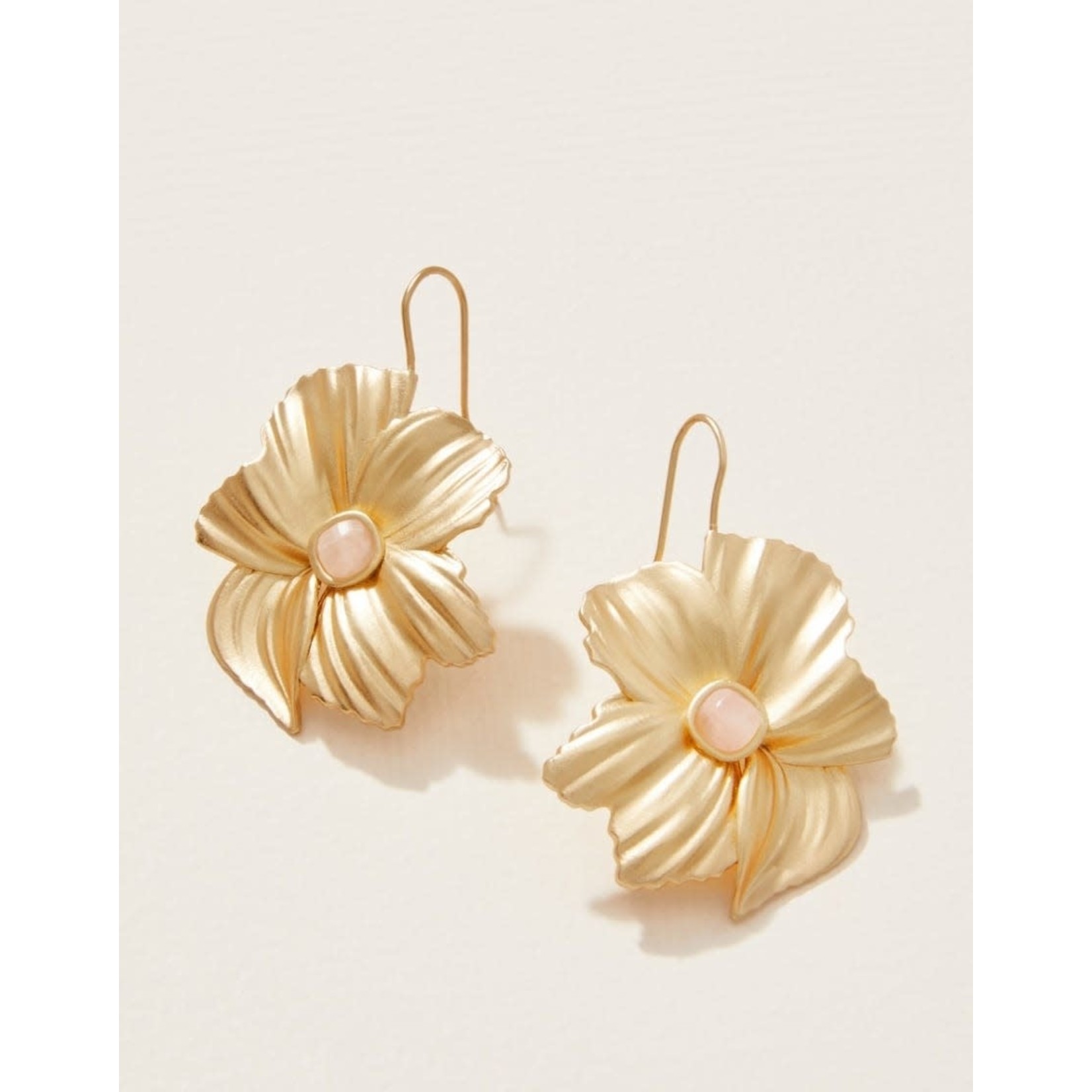 Spartina Poppy Earrings in White