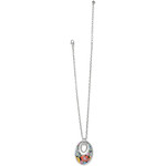 Brighton Painted Poppies Short Necklace