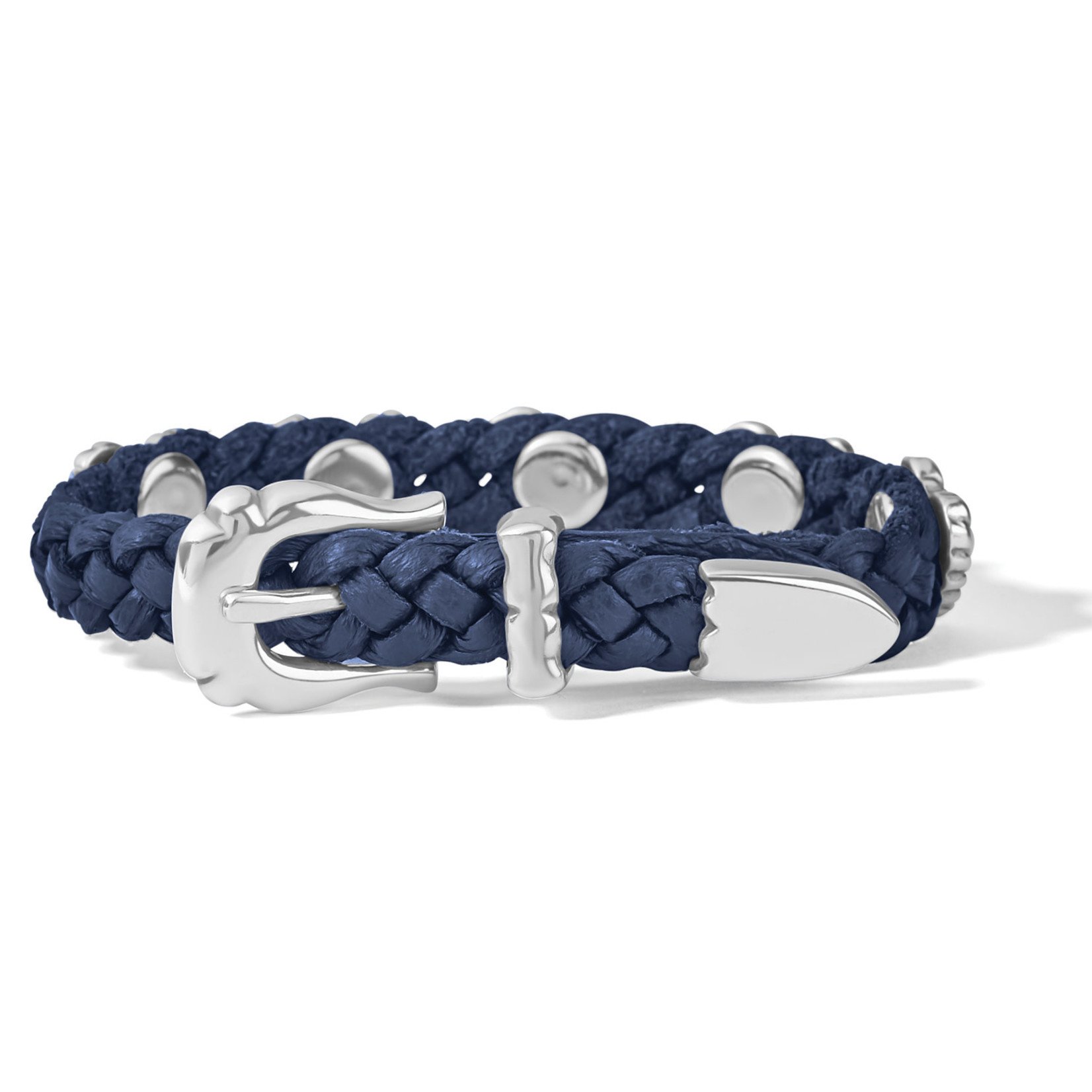 Brighton Roped Heart Braid Banded Bracelet in Blue