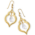 Brighton Prism Lights French Wire Earrings - Gold-Clear, OS