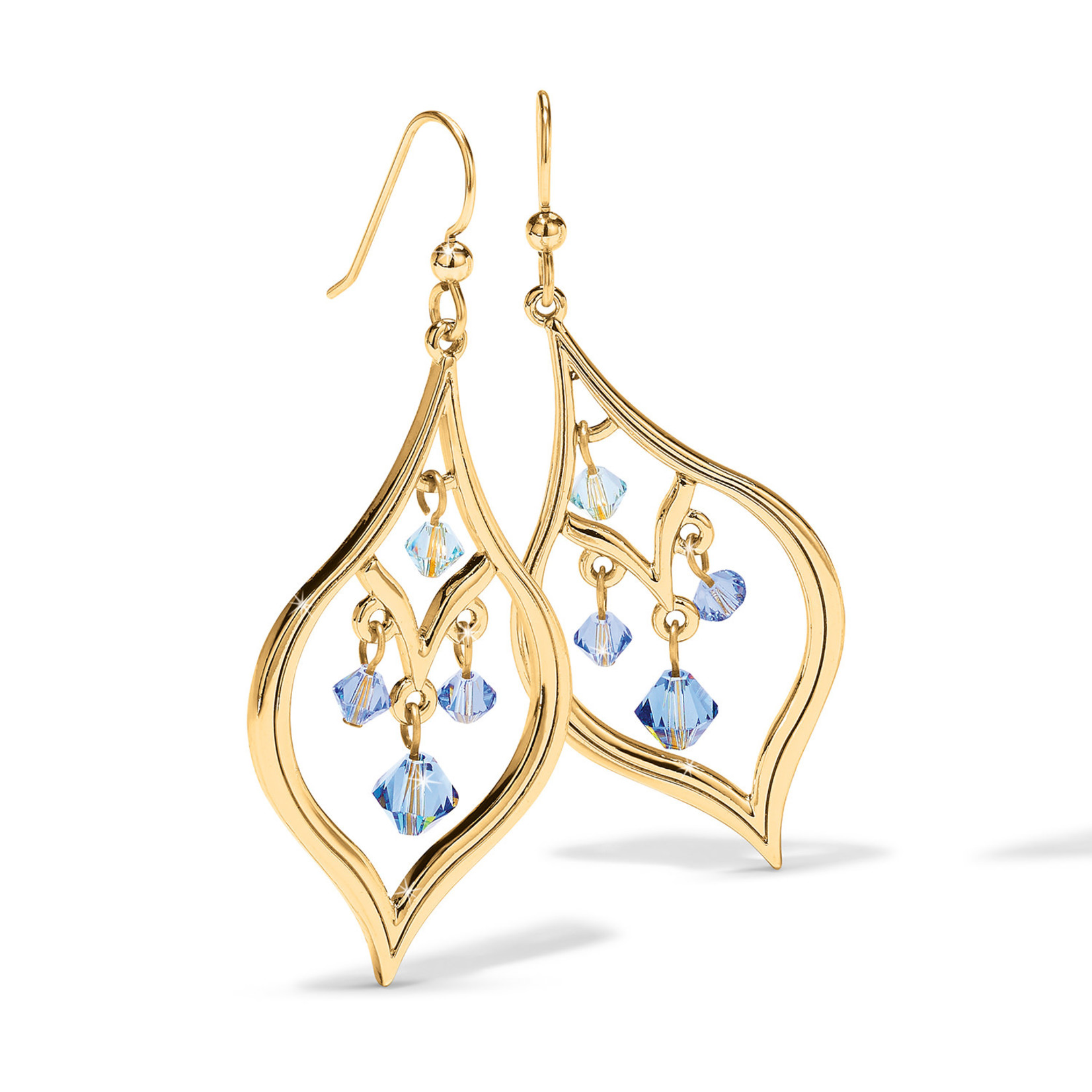 Brighton Prism Lights French Wire Earrings - Gold-Blue, OS