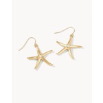 Spartina White Opal Sea Star Earrings