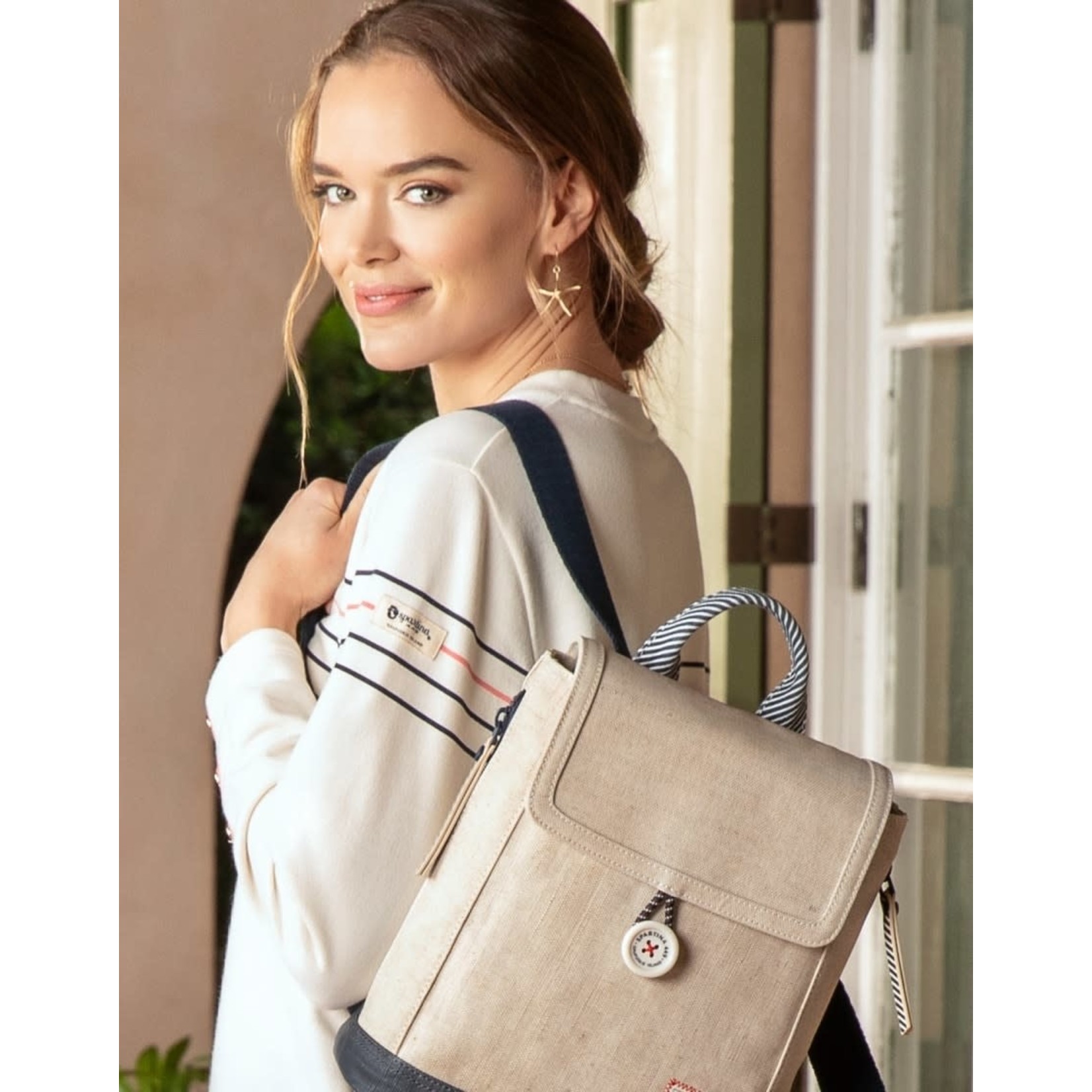 Spartina White Opal Sea Star Earrings