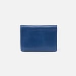 HOBO Robin Atlantis Blue Vintage Hide Leather Compact Wallet