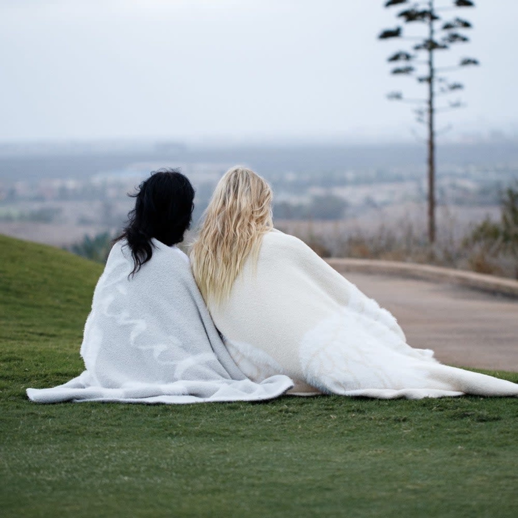 BIG LOViE Dream WINGS Throw in Big Ivory 48x72